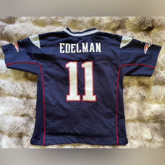 NIKE-#11 Edelman,Navy ,New England Patriots Player Jersey ,kids unisex - Picture 2 of 6